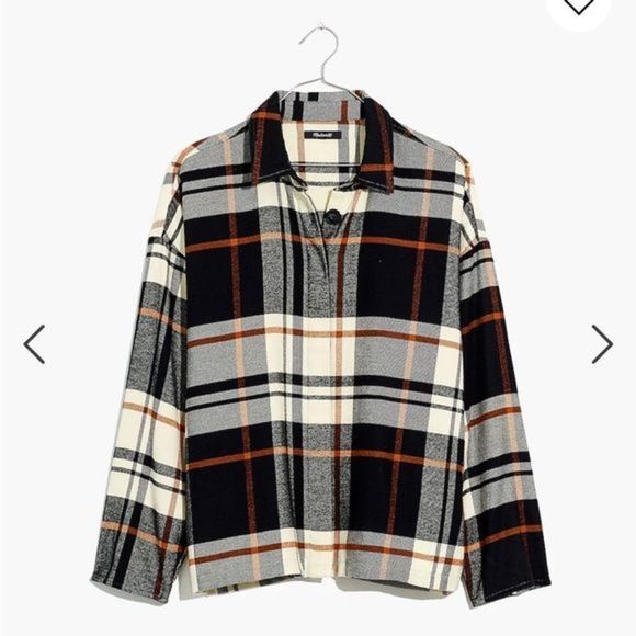 Madewell Flannel Bromley Shirt Size XL - Picture 2 of 6
